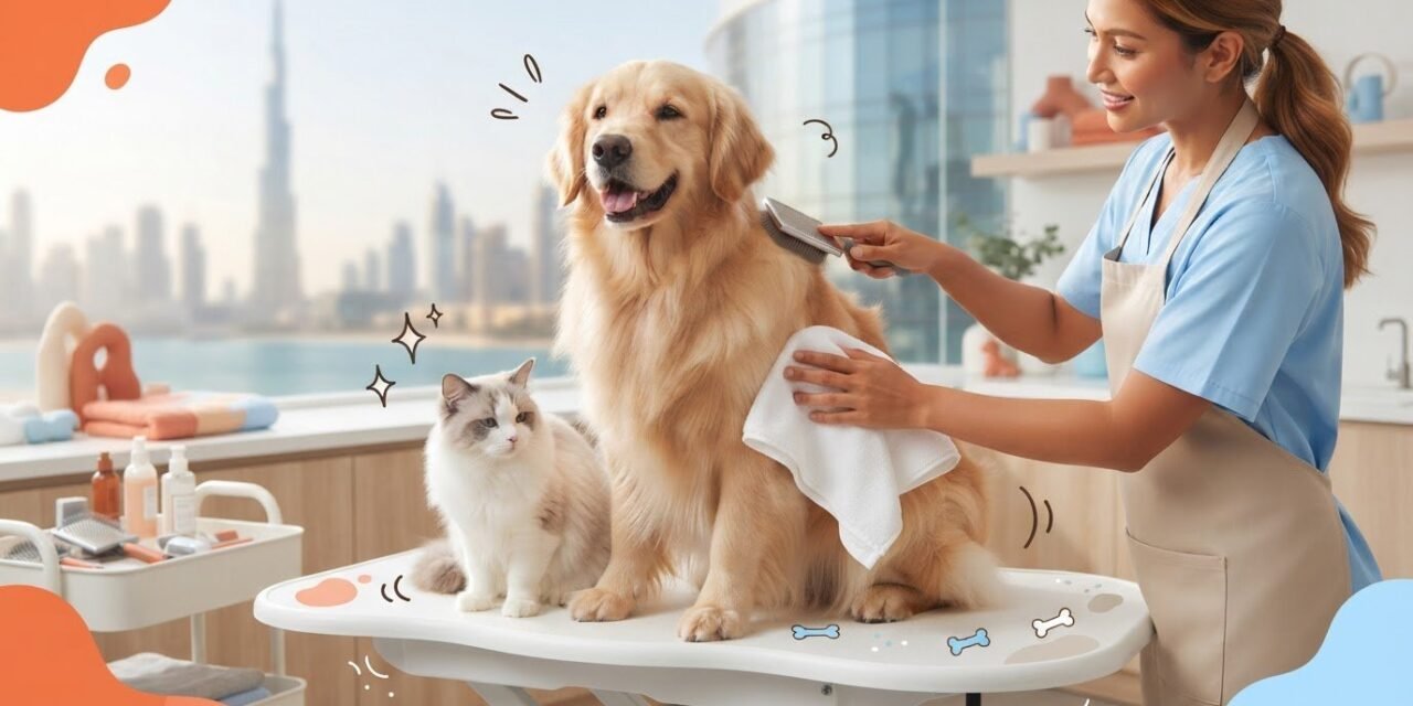 Pet Bath and Brush in Dubai: A Fresh, Comfortable Coat